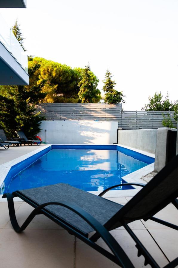 Seaview Pool Villa Near Beach And Athens Airport Pórto Ráfti Eksteriør bilde
